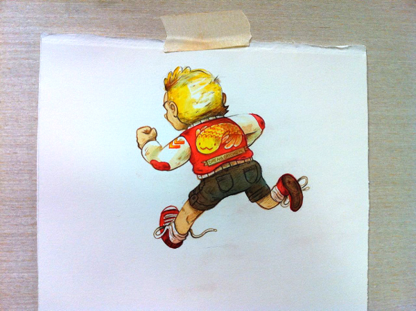 boy drawing
